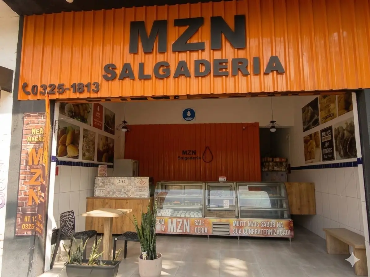 Loja MZN Salgaderia em Santo André, Vila Camilópolis